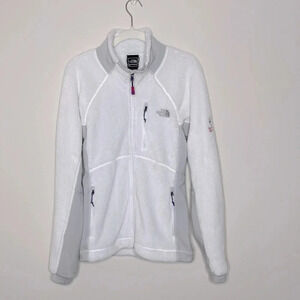 The North Face White and Gray Women's Jacket